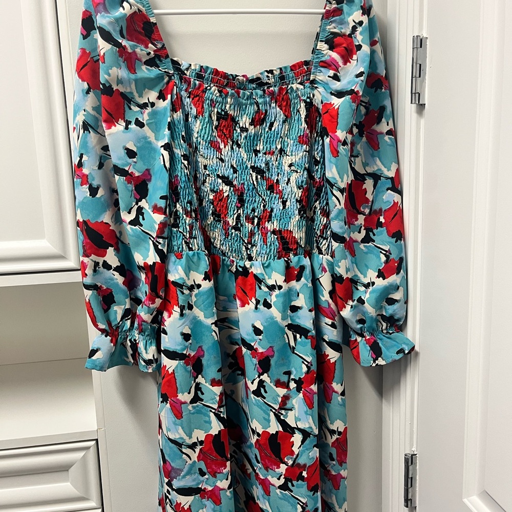 Floral Long Sleeve Dress